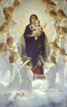 William-Adolphe Bouguereau : The Virgin with Angels